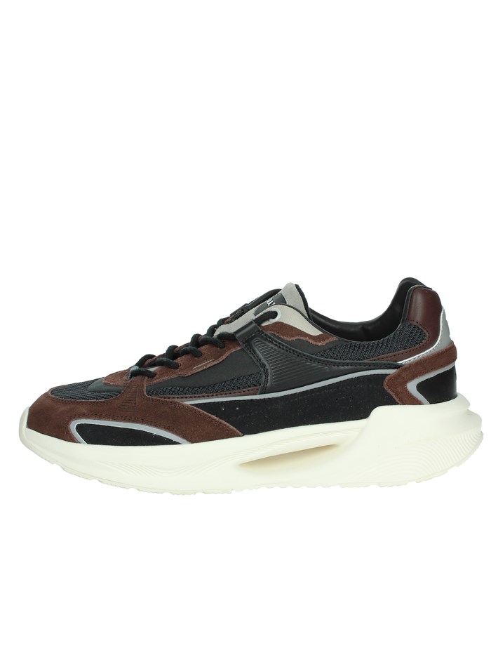 SNEAKERS BASSA M411-VL-CO-AN NERO/MARRONE