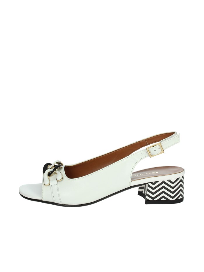 SANDALI CON TACCO 075651DP BIANCO
