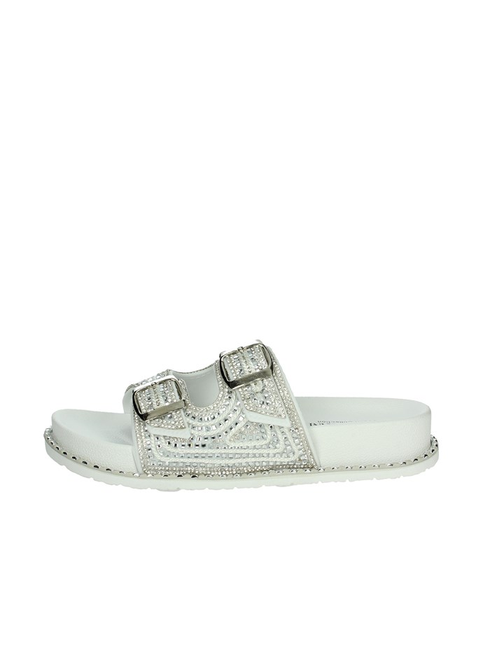 CIABATTE BASSE SSW519N88 BIANCO