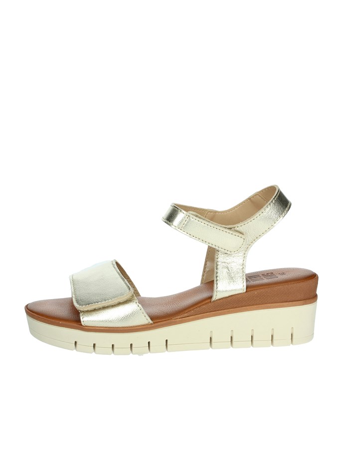 SANDALI CON ZEPPA 16552 PLATINO
