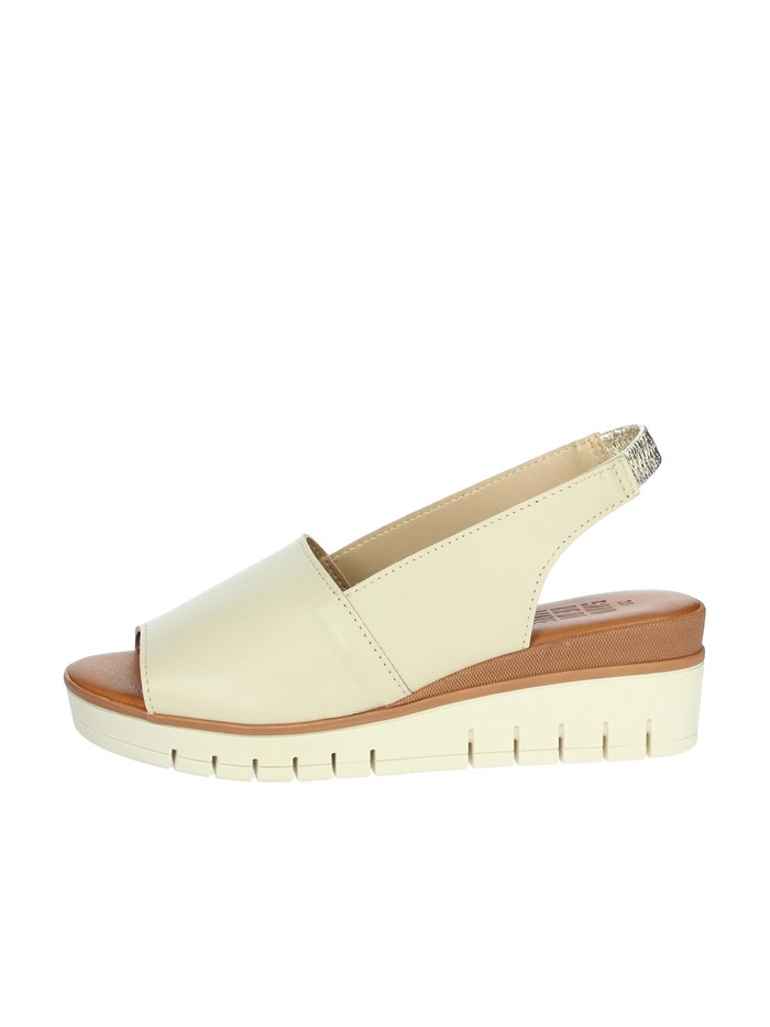 SANDALI CON ZEPPA 16490 BEIGE