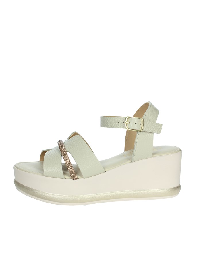 SANDALI CON ZEPPA 16467 BEIGE