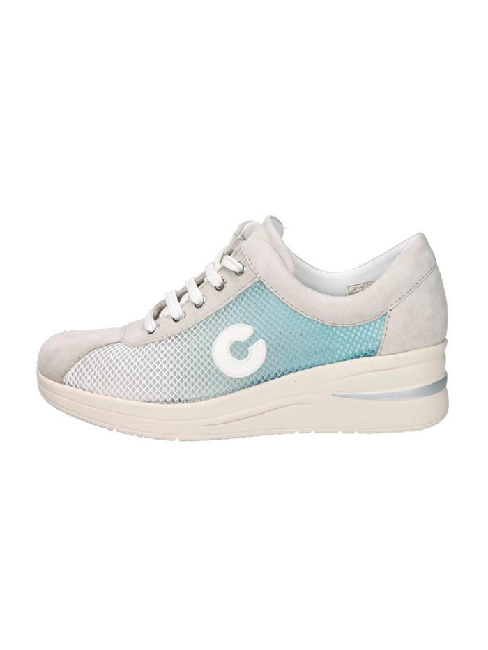 SNEAKERS BASSA IV0923492 BIANCO/CELESTE