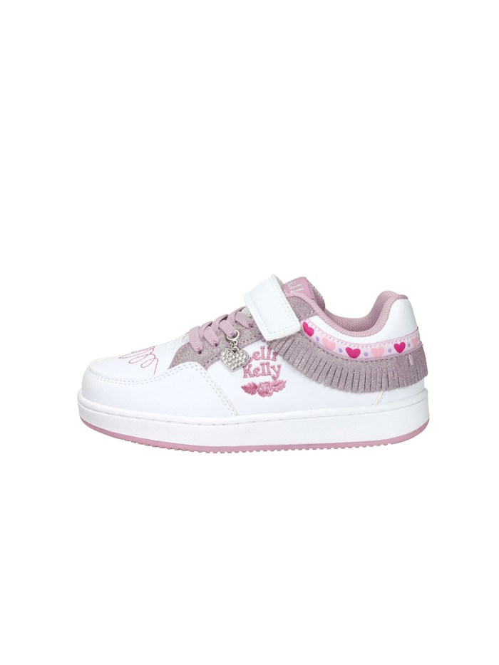 SNEAKERS BASSA LKAA8095 BIANCO/ROSA