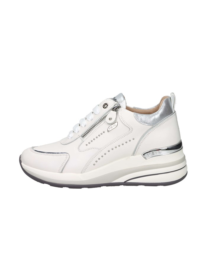 SNEAKERS BASSA K-11223 BIANCO/ARGENTO
