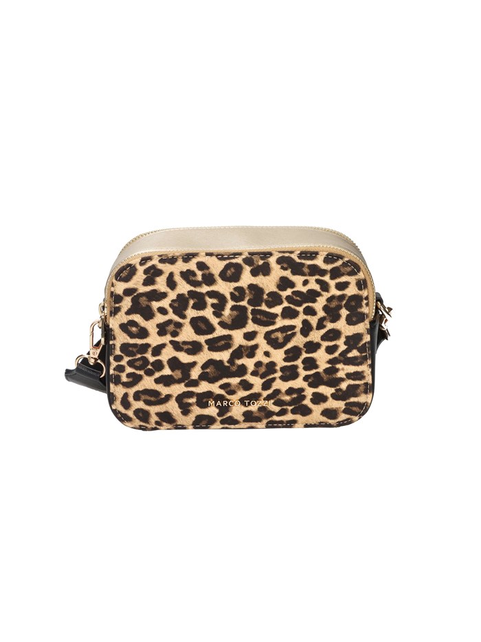BORSA A TRACOLLA 2-81103-45 BEIGE/NERO