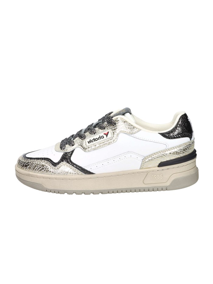 SNEAKERS BASSA 8800127 BIANCO/ORO