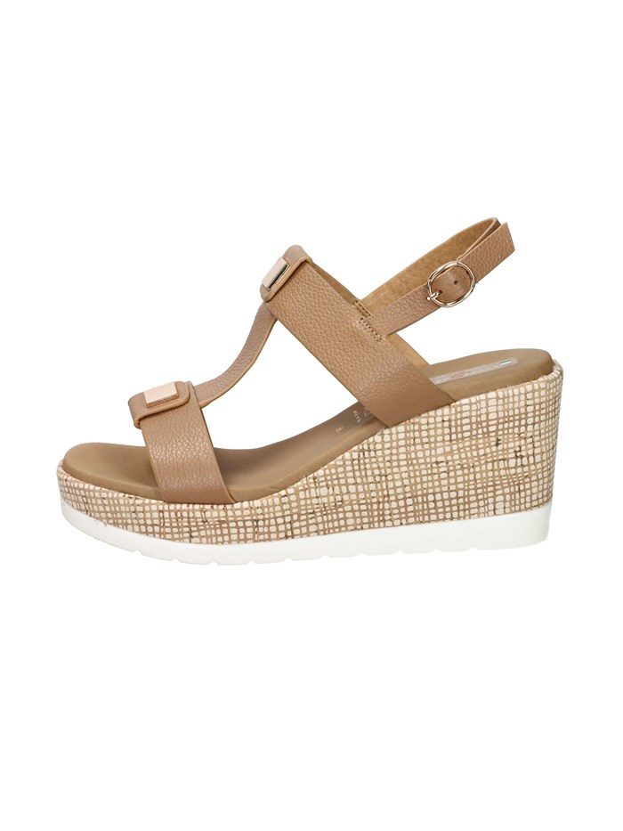 SANDALI CON ZEPPA 2451236 CUOIO