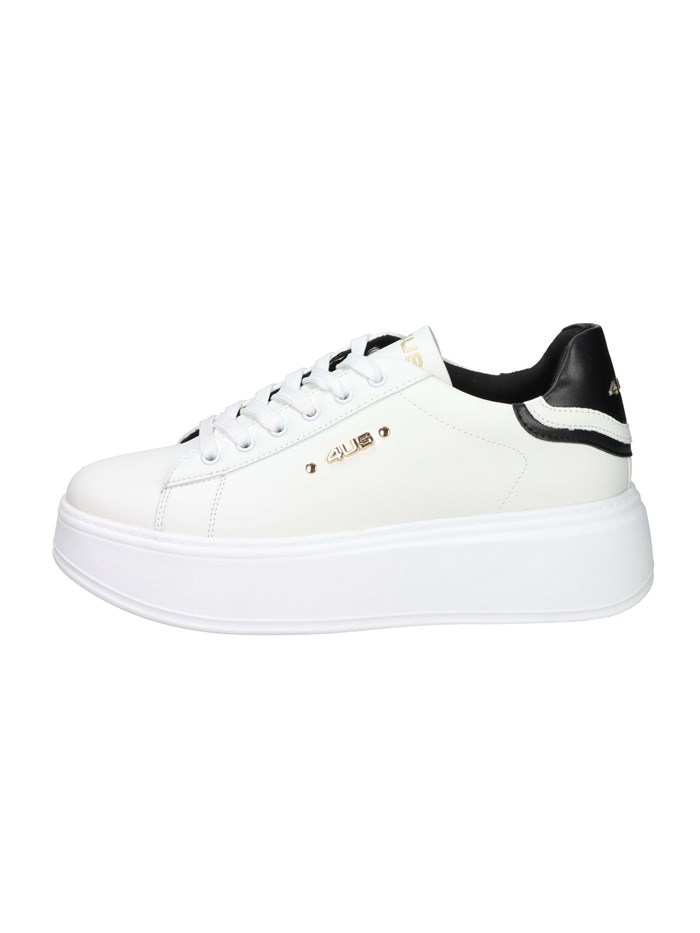 SNEAKERS BASSA 4BX102 BIANCO/NERO