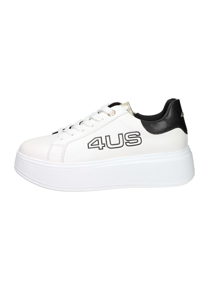 SNEAKERS BASSA 4BX103 BIANCO/NERO