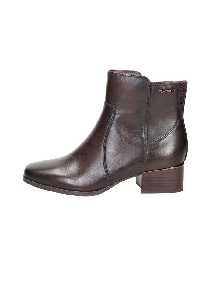 STIVALETTI TACCO 8-85300-45 MARRONE