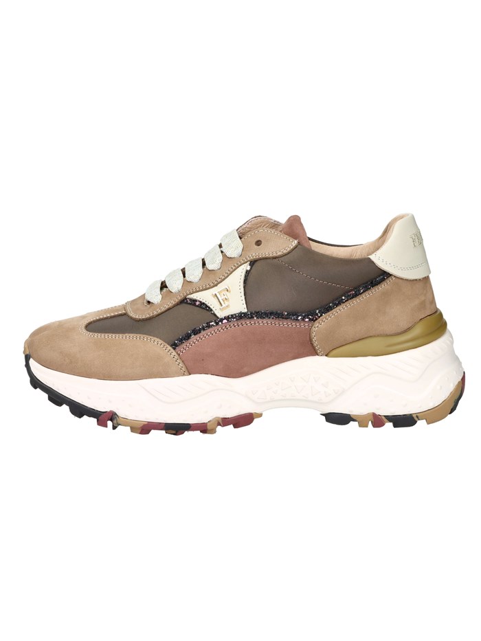 SNEAKERS BASSA F-451 MARRONE