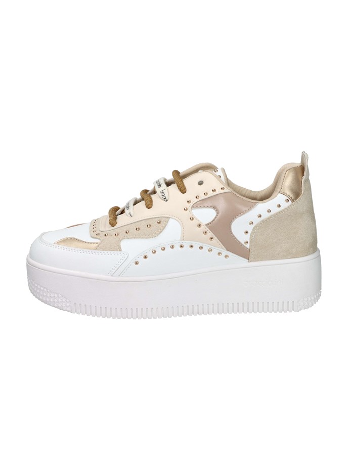 SNEAKERS BASSA B105 BIANCO/BEIGE