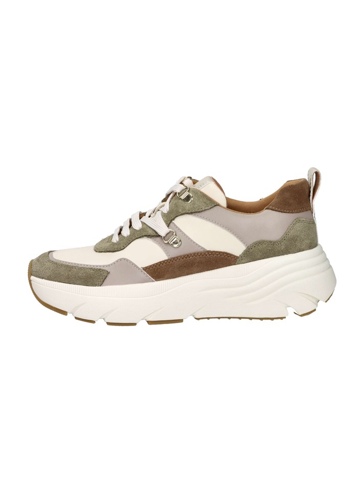 SNEAKERS BASSA D36UFE 022BC BEIGE/VERDONE