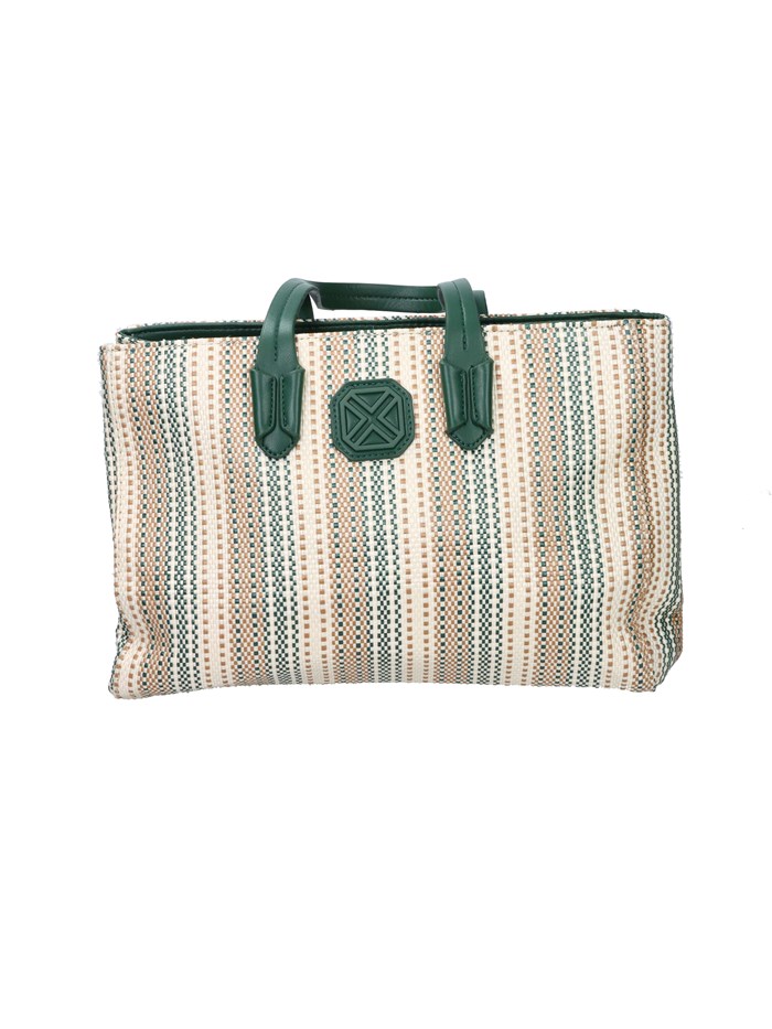 BORSA A MANO 184439 BEIGE/VERDE
