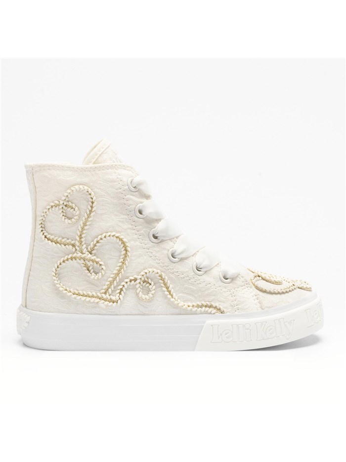 SNEAKERS ALTA LKED4171 BIANCO