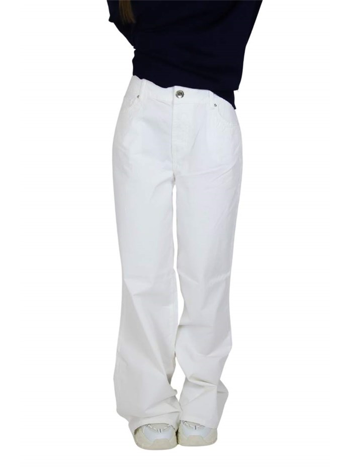 PANTALONE DKE8253 BIANCO