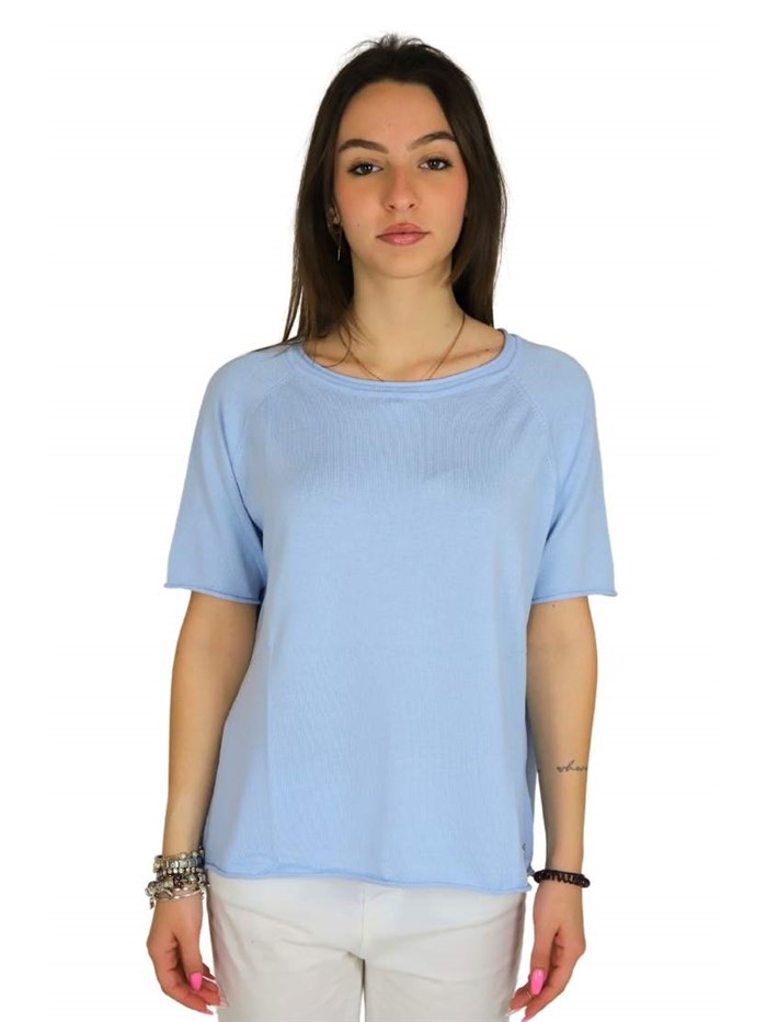 MAGLIA DKE8002 CELESTE
