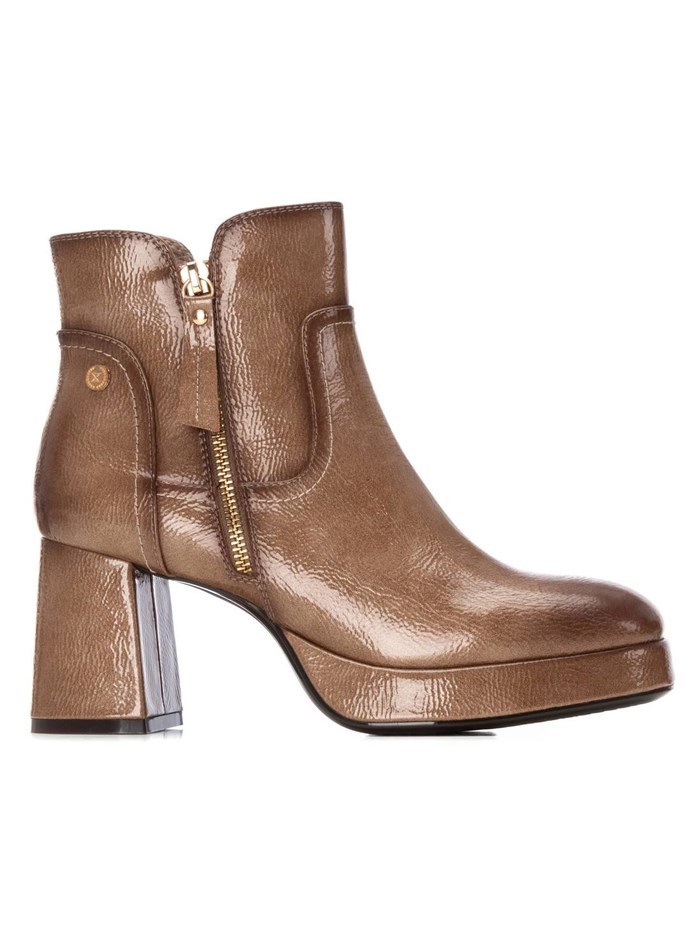 STIVALETTI TACCO 144272 TAUPE