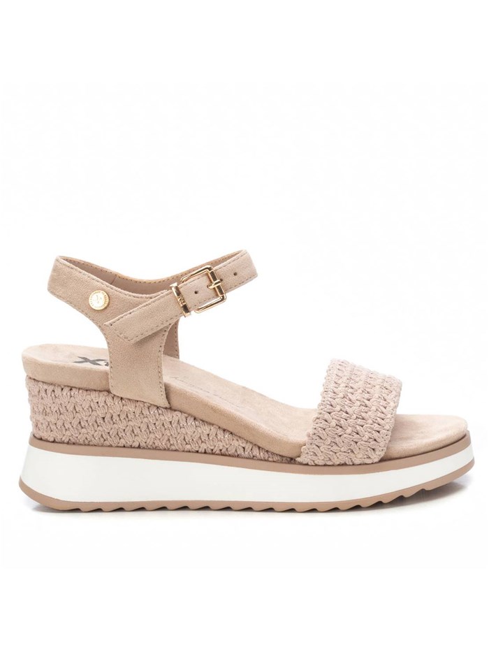 SANDALI CON ZEPPA 143857 BEIGE