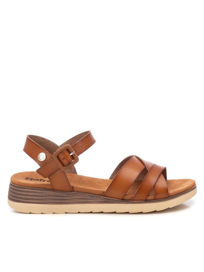 SANDALI BASSI 172673 CUOIO