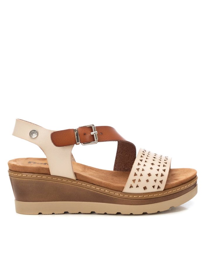 SANDALI CON ZEPPA 172846 BEIGE