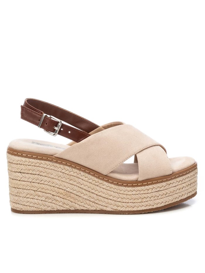SANDALI CON ZEPPA 172579 BEIGE