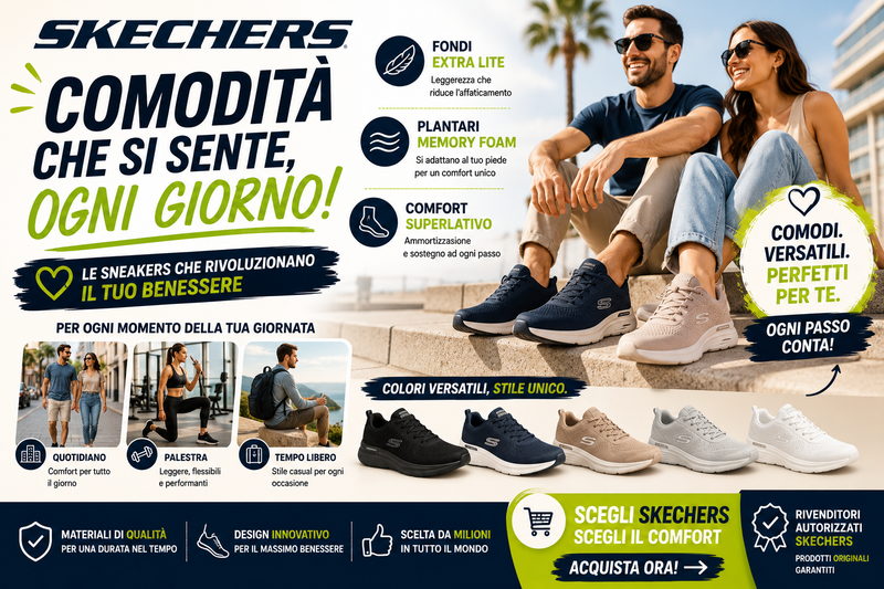 Perché Sempre Più Persone Scelgono SKECHERS per Comfort e Qualità