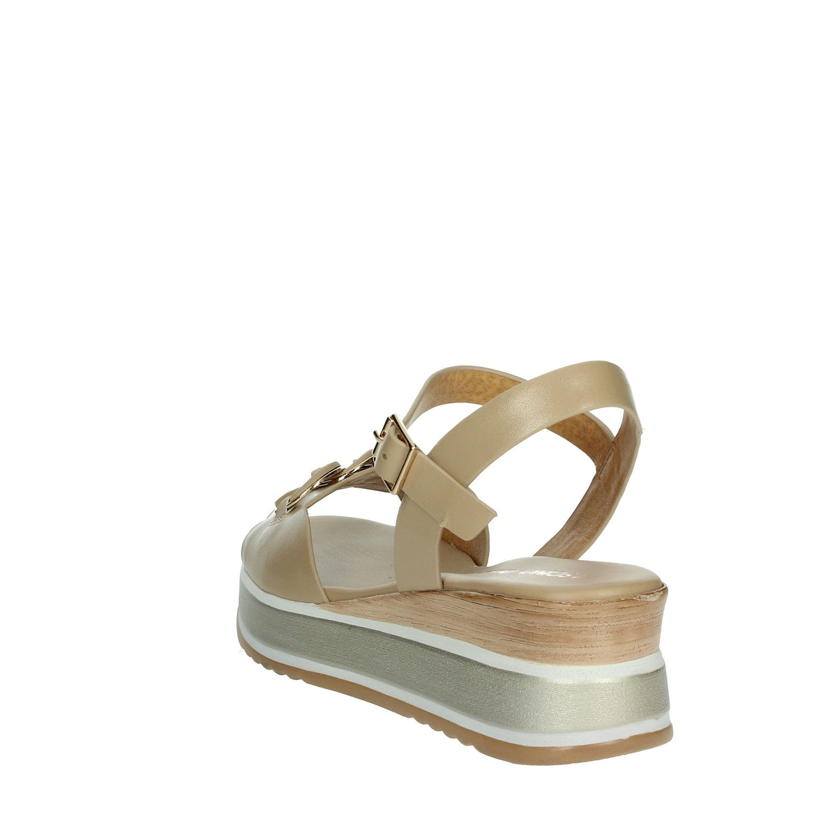 FASCINO DONNA Donna Sandali con zeppa 19234-E5 Beige