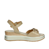 FASCINO DONNA Donna Sandali con zeppa 19234-E5 Beige