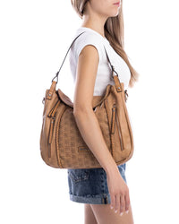 REFRESH Donna Borsa a spalla 183280 Cammello
