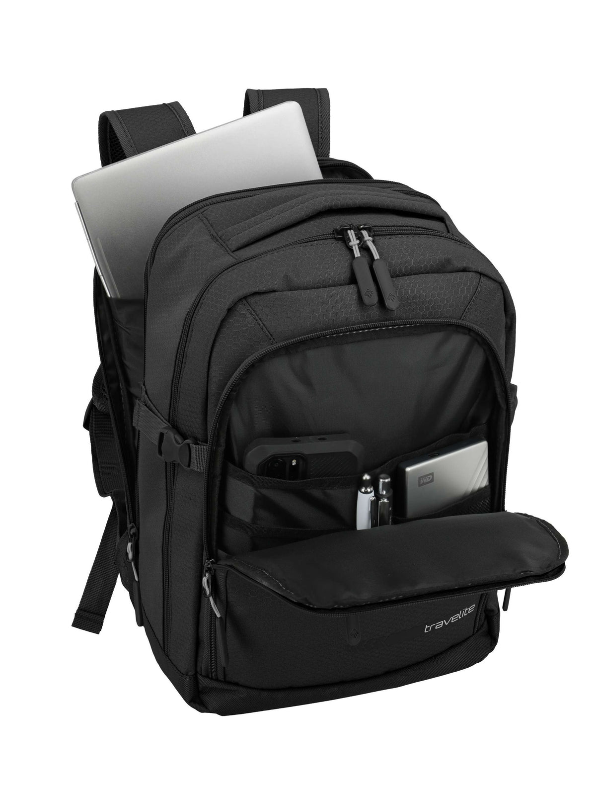 Travelite Unisex adulto Zaino 006921 01 Nero