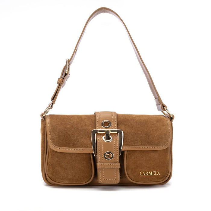 Carmela Donna Borsa a spalla 186195 Cammello