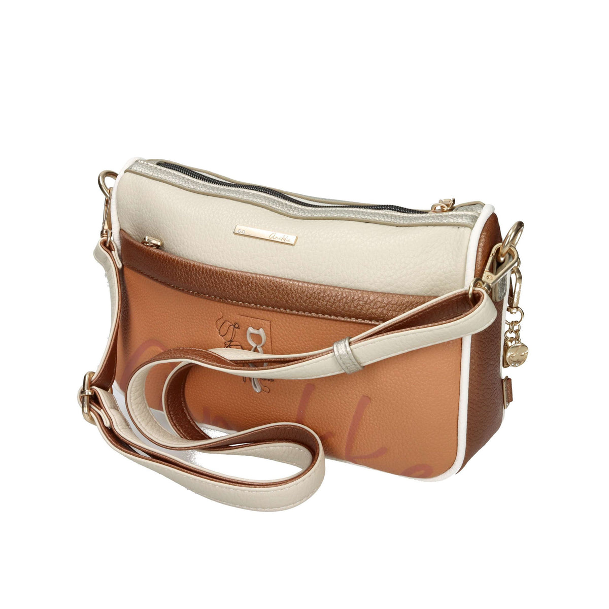 Anekke Donna Borsa a spalla 42603-588-2 Beige/Cuoio