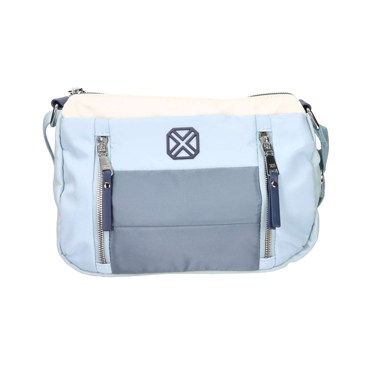 Xti Donna Borsa a spalla 184384 Bianco/Celeste