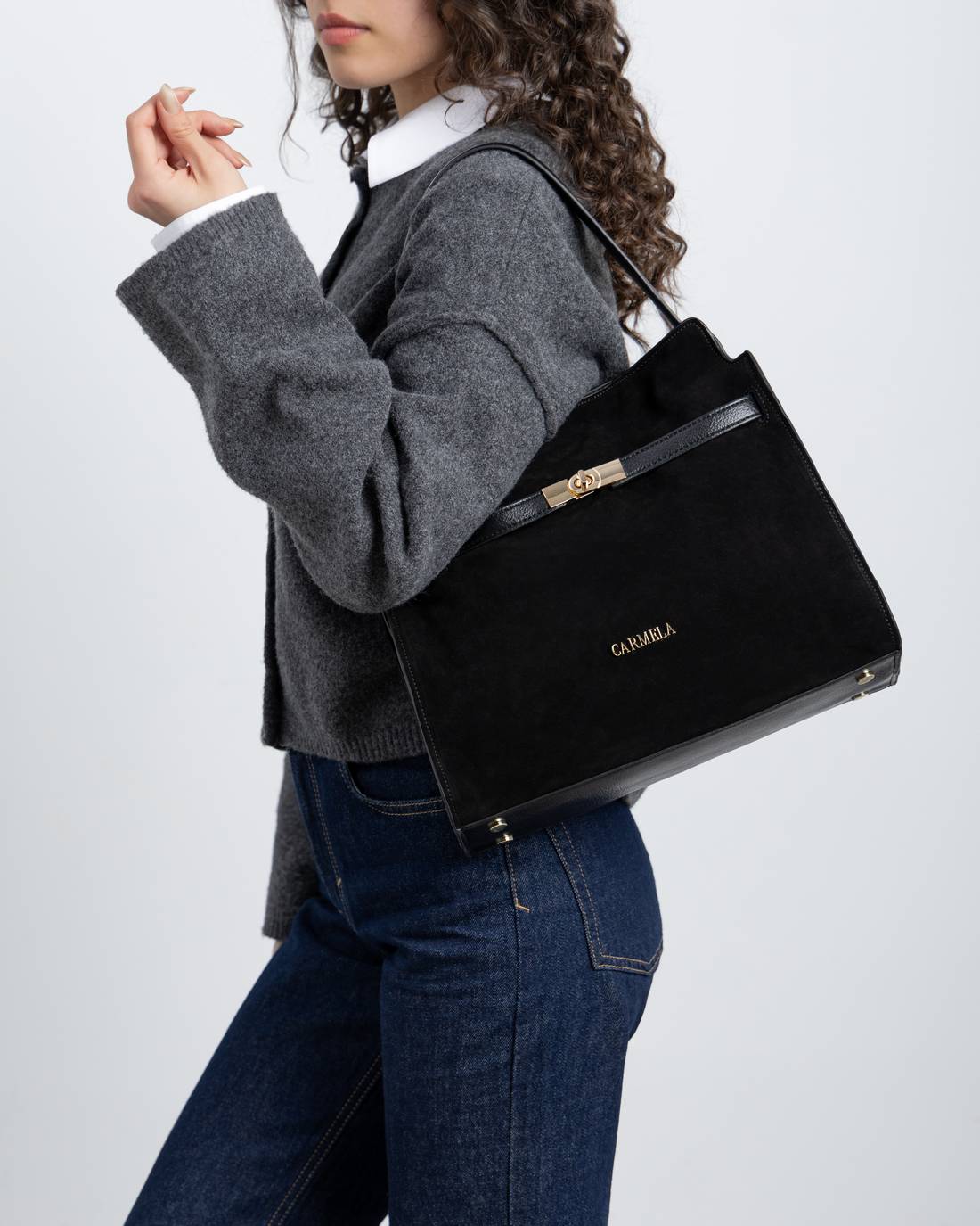 Carmela Donna Borsa a spalla 186168 Nero