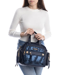Carmela Donna Borsa a mano 186110 Blu