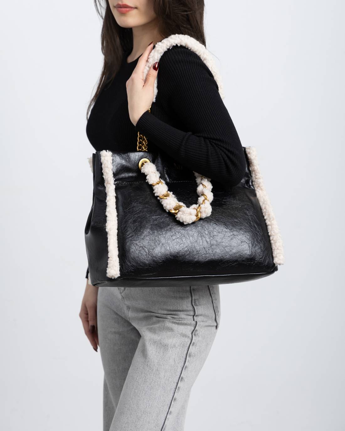 Xti Donna Borsa a spalla 184509 Nero
