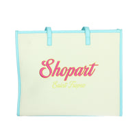 Shop Art Donna Borsa a spalla SAAS250132 Beige/Celeste
