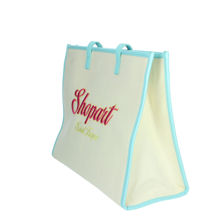Shop Art Donna Borsa a spalla SAAS250132 Beige/Celeste