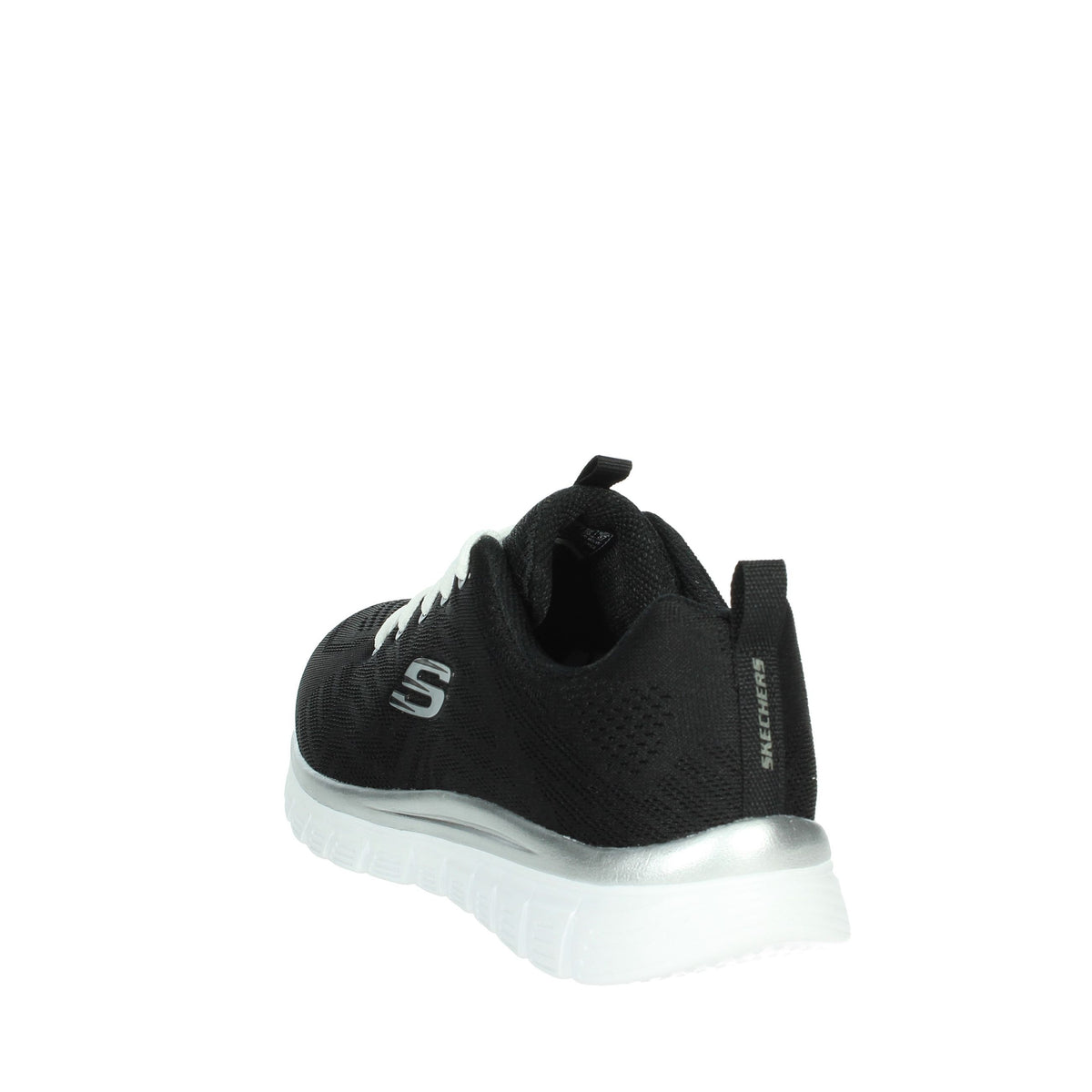 SKECHERS Donna Sneakers 12615W Nero/Bianco