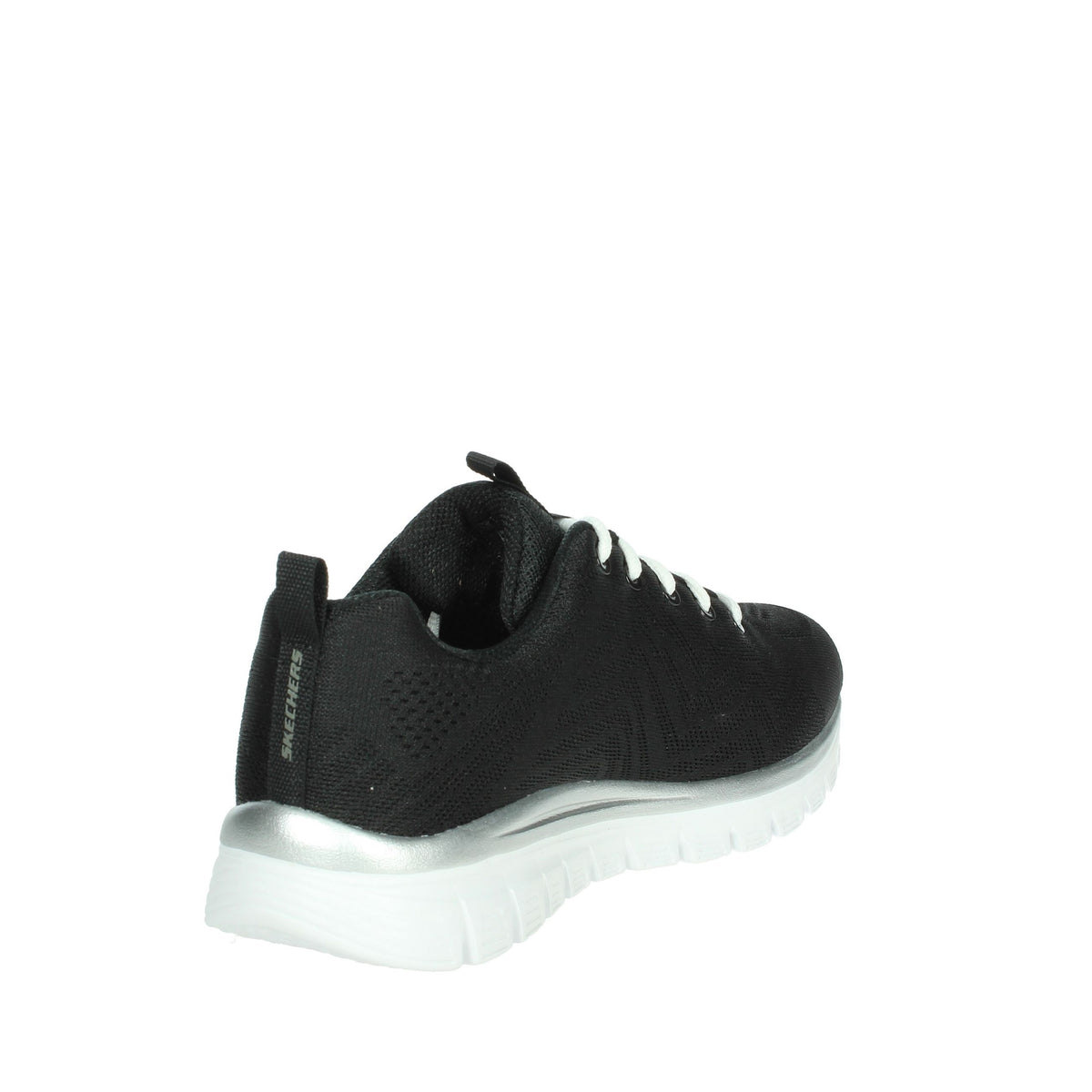 SKECHERS Donna Sneakers 12615W Nero/Bianco