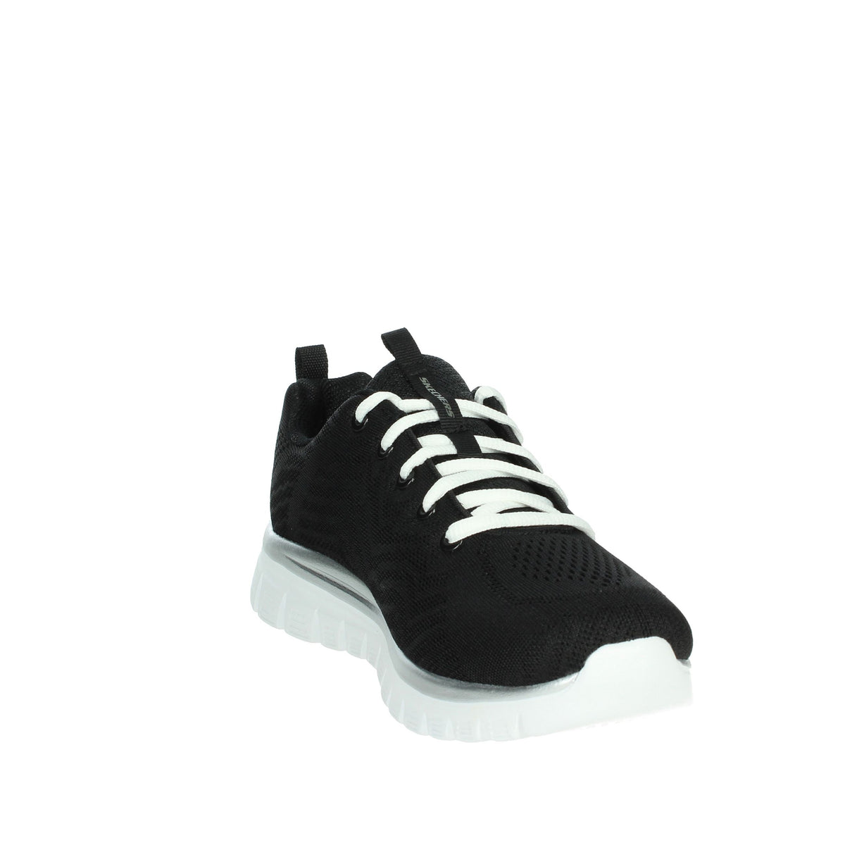 SKECHERS Donna Sneakers 12615W Nero/Bianco