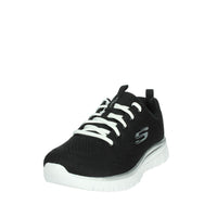 SKECHERS Donna Sneakers 12615W Nero/Bianco