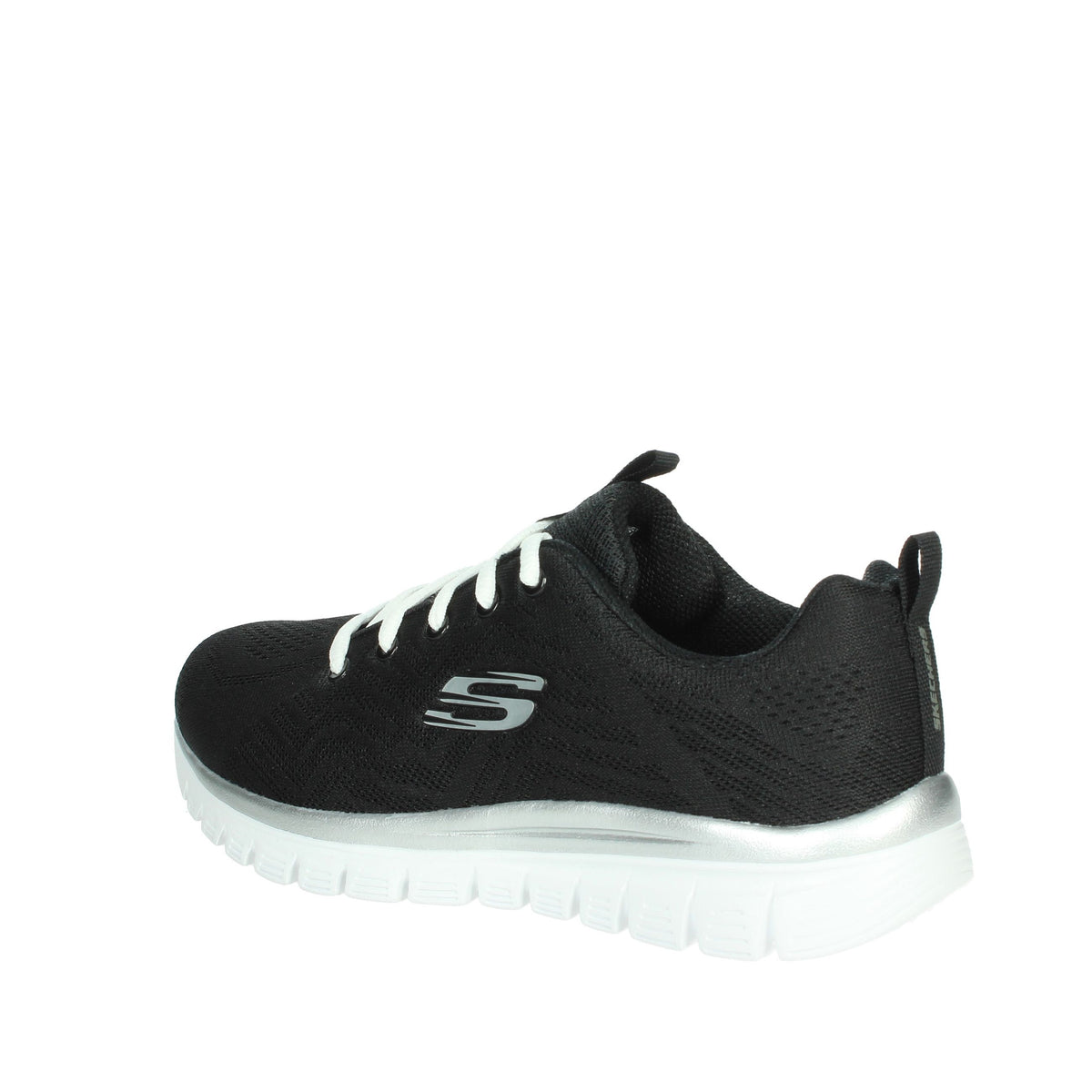 SKECHERS Donna Sneakers 12615W Nero/Bianco