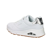 SKECHERS Donna Sneakers bassa 310545L Bianco/Argento