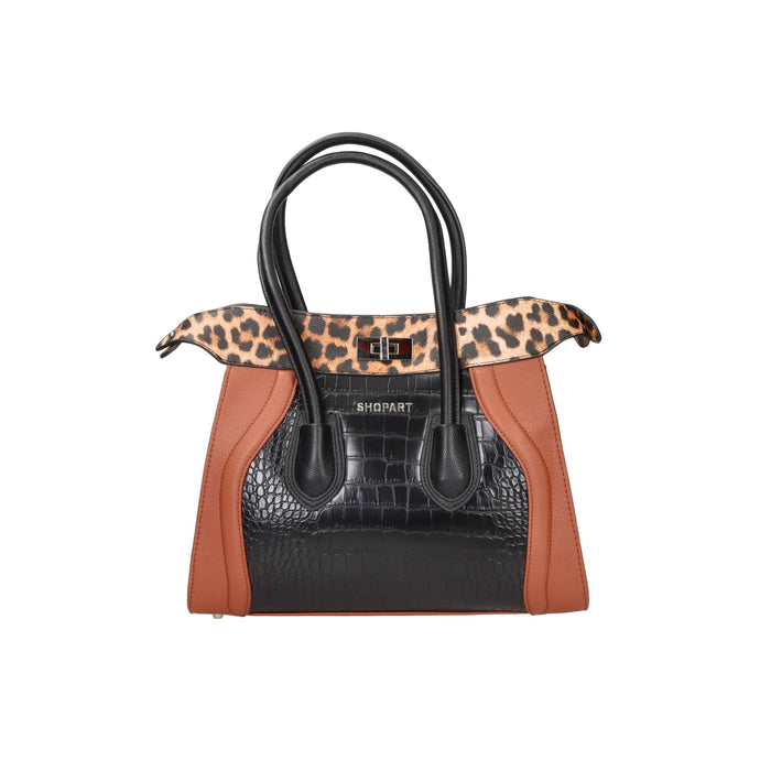 Shop Art Donna Borsa a mano SAAF241104 Nero/Cuoio