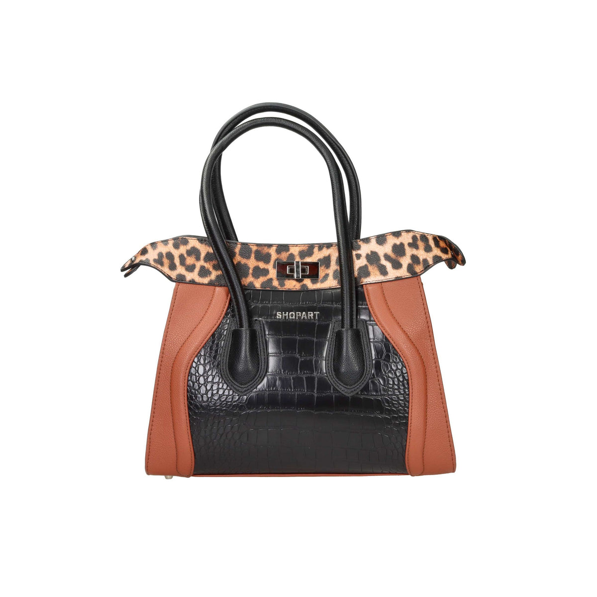 Shop Art Donna Borsa a mano SAAF241104 Nero/Cuoio