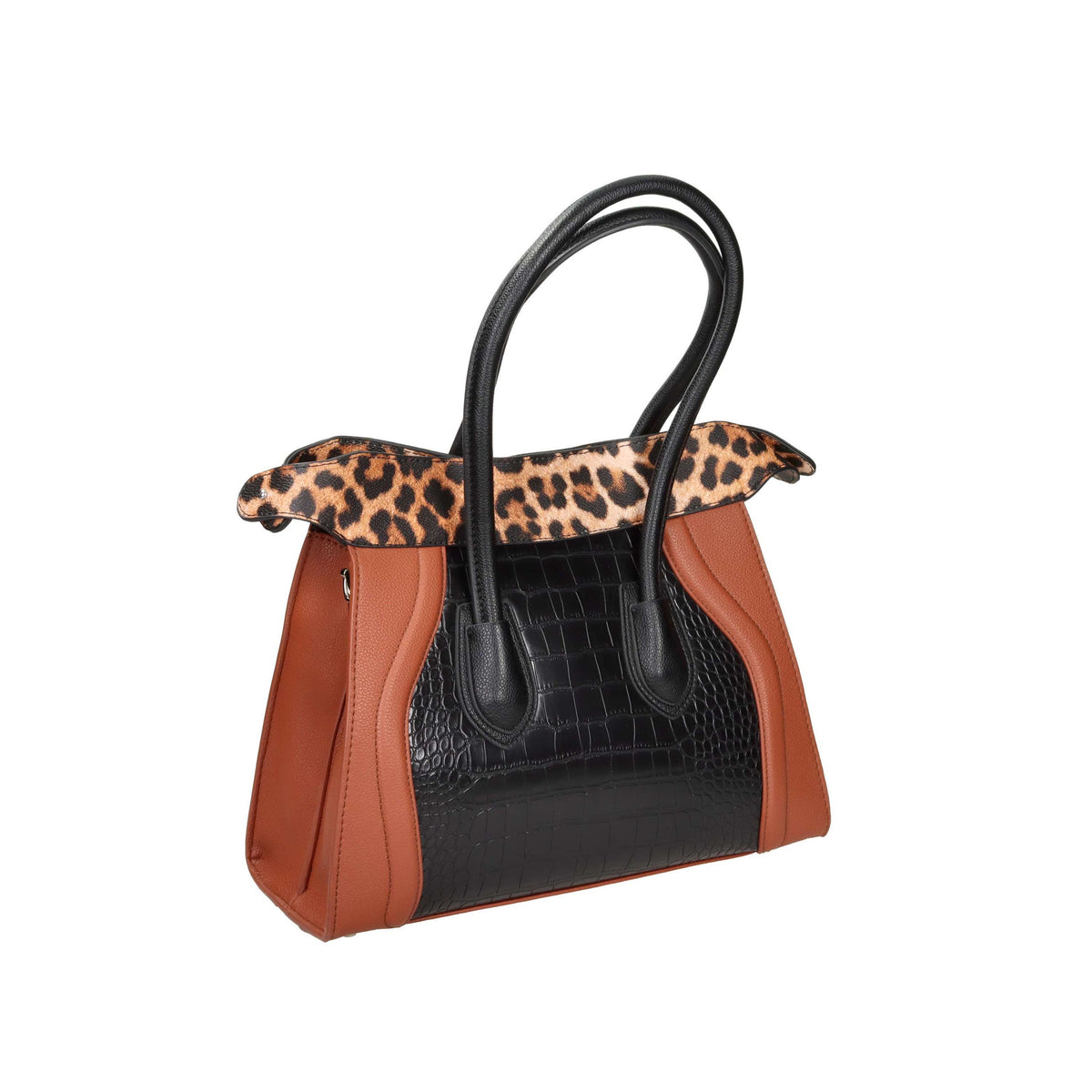 Shop Art Donna Borsa a mano SAAF241104 Nero/Cuoio
