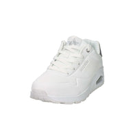 SKECHERS Donna Sneakers bassa 177094 Bianco/Argento